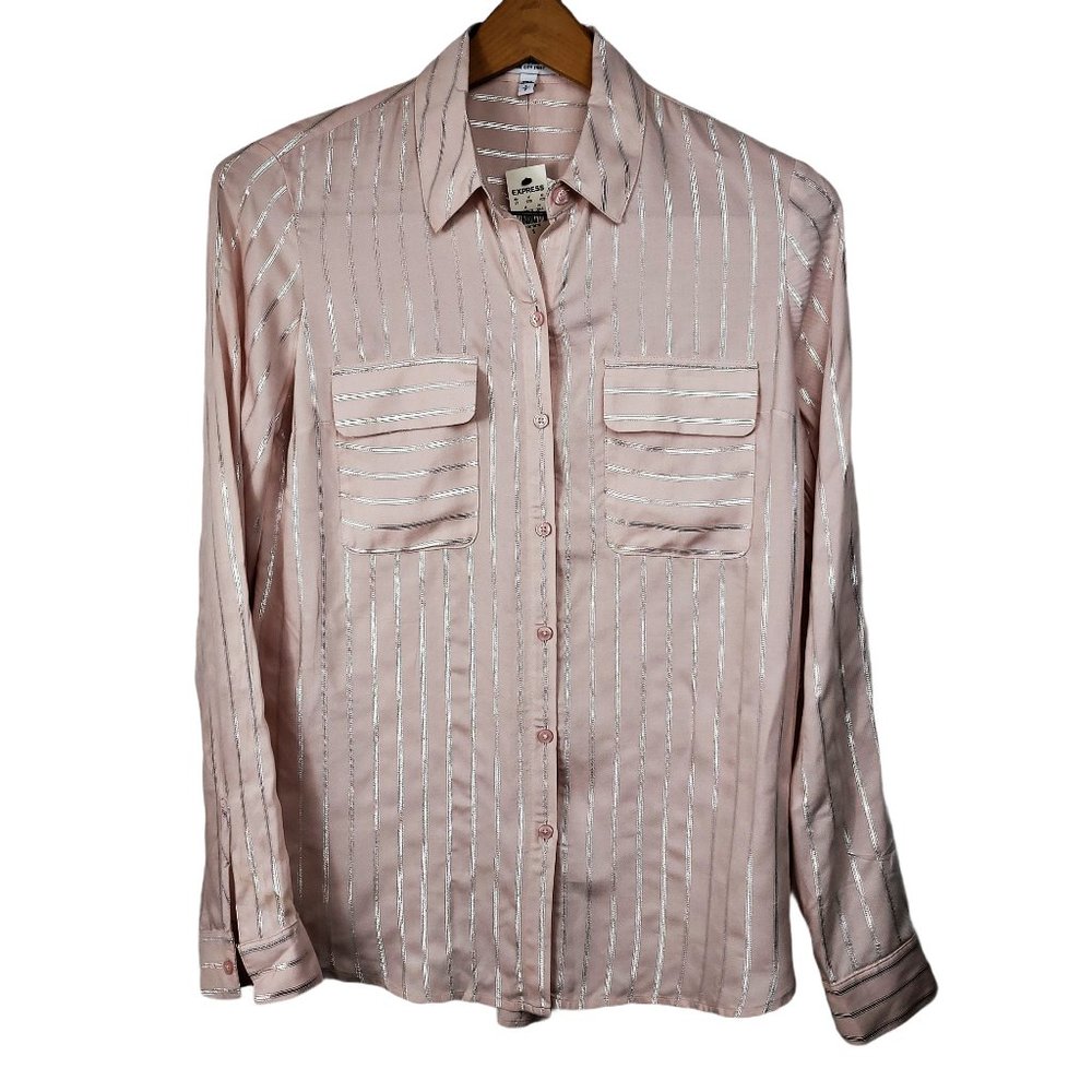 Express The City Shirt Button Down | S